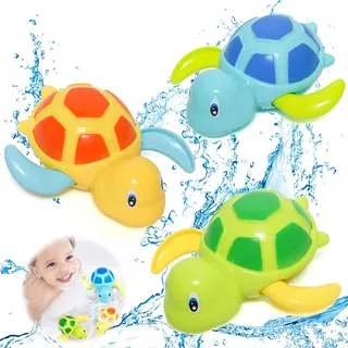 3 Stück Baby Badespielzeug,Wasserspielzeug Kinder,Bandewanne Baby Bade,Bad Schwi