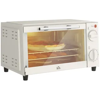 HOMCOM - Minibackofen - 35L x 24,6B x 20H cm - weiß