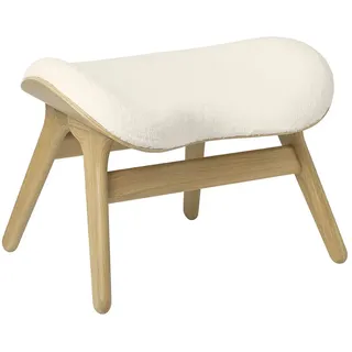 UMAGE - A Conversation Piece Ottoman, Eiche / Teddy weiß