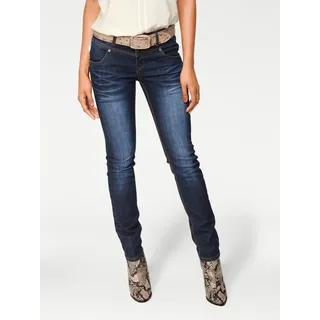 Linea Tesini by Heine Bequeme Skinny Fit Blau 40