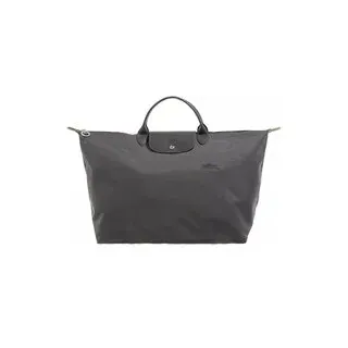Longchamp Weekender - Le Pliage Green - Gr. unisize - in Gunmetal - für Damen