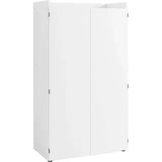 byLIVING Sekretär BYLIVING "Janne", weiß, B:80cm H:141cm T:40cm, Sekretäre, Sekretär, platzsparende Arbeitslösung für den Wohnraum mit viel Stauraum