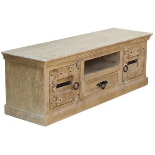 SIT Möbel Daipur Lowboard 150 x 50 cm Beige Massivholz