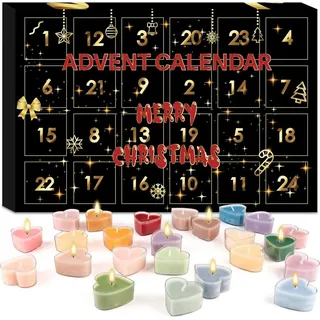 Adventskalender Kerzen Damen 2024 Duftkerzen Geschenkset