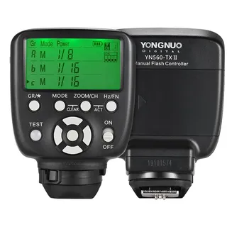 YONGNUO YN560-TX II Trigger Fernbedienung LCD-Sender für Canon DSLR-Kamera zu YN560III / YN560IV / YN660 / YN968N / YN860Li Speedlite RF-602 / RF603 / RF603 II