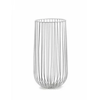 daslagerhaus living Dekokorb Dekokorb Metall weiss H 34,5cm weiß
