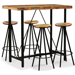 vidaXL Bar-Set 120 x 60 x 107 cm Braun