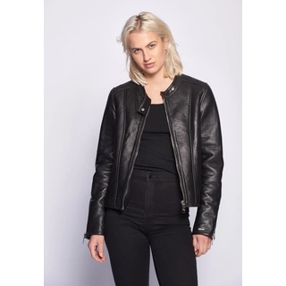 Lederjacke MAZE "4201911" Gr. L, schwarz (black) Damen Jacken Lederjacken