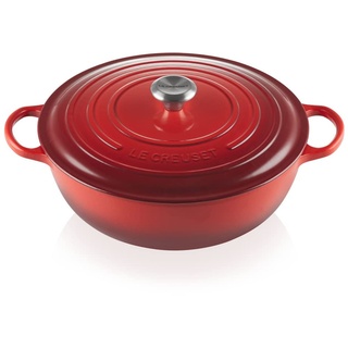 Le Creuset Signature La Marmite Bräter 32 cm kirschrot