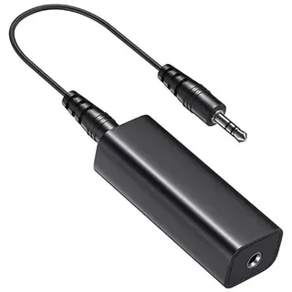 JiangZShangM Entstörfilter Ground Loop Isolator, Noise Isolator Klinke 3,5 mm mit Audiokabel, Audio Ground Loop für Auto Audio und Heim Stereo, AUX Filter gegen Brummen Rauschen Störgeräusche
