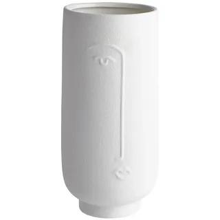 Butlers Vase, Weiß, Keramik, 29 cm, Dekoration, Vasen, Keramikvasen