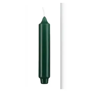 Kopschitz Kerzen Stabkerzen mit Zapfenfuß Fairway Grün 170 x Ø 30 mm, 12 Stück