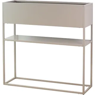 osoltus Raumteiler Cube Regal Sideboard (Hellgrau Pflanzkasten)