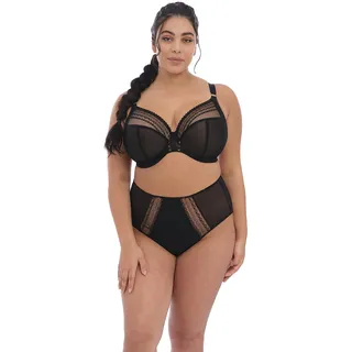 ELOMI Damen Matilda Full Coverage Brief Unterwsche im Bikini-Stil, Schwarzer Star, 48 - XXL Große Größen