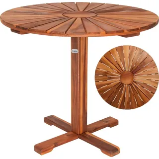 CASARIA Sunrise Gartentisch Ø 70,5 x 71,5 cm braun