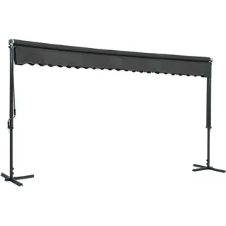 vidaXL Freistehende Markise 500 x 300 cm anthrazit