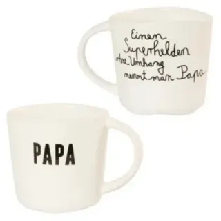 Good old Friends Tasse Papa - Einen Superhelden ohne Umhang nennt man Papa weiß