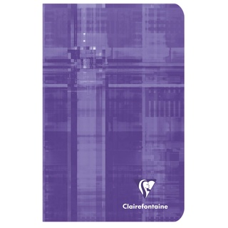 Clairefontaine 3601C - Packung mit 10 Heften 11x17cm, französische Lineatur, 90g, geheftet, 48 Blatt, farbig sortiert, 1 Pack