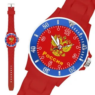 Taffstyle® Fanartikel Silikon Armbanduhr Gummi Trend Watch Quarz Fan Uhr mit Fussball Weltmeisterschaft WM & EM Europameisterschaft 2016 Länder Flaggen Style