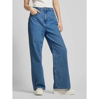 Baggy Fit Flared Jeans im 5-Pocket-Design Modell 'MAISIE', Hellblau, 29/32