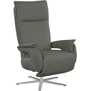 Cantus Relaxsessel, Grau, Metall, 77x116x80 cm, Made in EU, Relaxfunktion, Wohnzimmer, Sessel, Relaxsessel