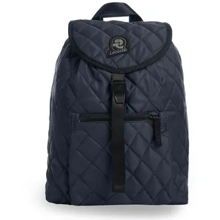 INVICTA ALPINO MINI Rucksack, Backpack, Daypack, Tasche, Italienisches Design mit Lederdetails;Leicht und Kompakt für Reise und Ausflüge, Damen, Herren & Teenager, blau