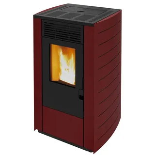Pelletofen Westminster WPO 7G Stahl bordeaux 7,5 kW
