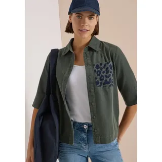 Cecil Hemdbluse Dried Olive Green M