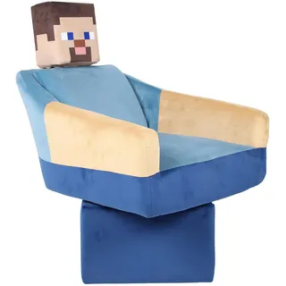 Phoenix Minecraft Loungesessel Textil 69 x 96 x 75 cm Blau/Mehrfarbig drehbar