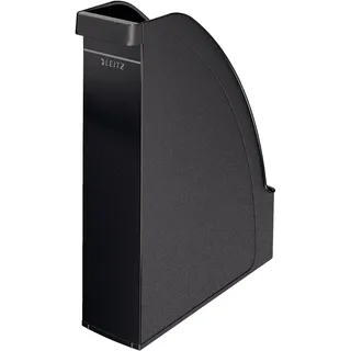 Leitz Stehsammler A4, 6er Pack, Für Verwendung im Hoch- und Querformat, schwarz Plus Serie, 24760095