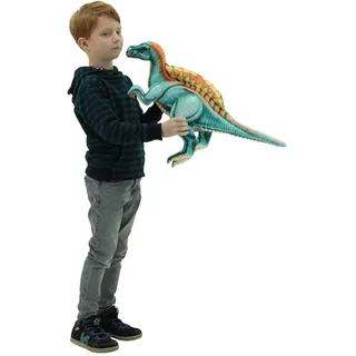 Sweety Toys 10820 Dinosaurier Plüsch 50 cm Spinosaurus Grün-blau