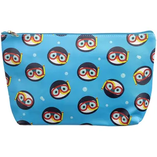 Puckator Adoramals Pinguin große PVC-Kulturbeutel – Make-up-Tasche – Reise-Kulturbeutel – Kulturbeutel für Damen und Herren – Kulturbeutel – Reise-Make-up-Tasche – Kosmetiktasche – Kulturbeutel für