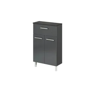 Primo Bad-Unterschrank   ¦ grau ¦ Maße (cm): B: 50 H: 81 T: 20.0