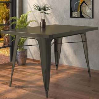 CALIFORNIA | Tolix Tisch | B:T:H 120 x 70 x 78 cm | Rost | Industrie Tisch, Retrotisch, Industrial Tisch