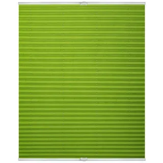 Lichtblick Plissee, Klemmfix, verspannt, 110x130 cm, grün - gruen
