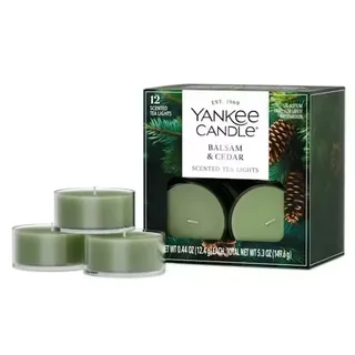 Yankee Candle® Balsam & Cedar Teelichter 12 Stück