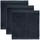 Seiftuch 30 x 30 cm dark grey 3 St.
