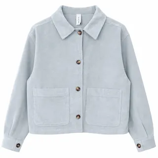 Mazine Damen Corduroy Jacke (Größe L, grau)