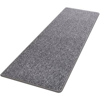 Karat Teppich-Läufer auf Maß gekettelt | Turbo grau | 50x100 cm