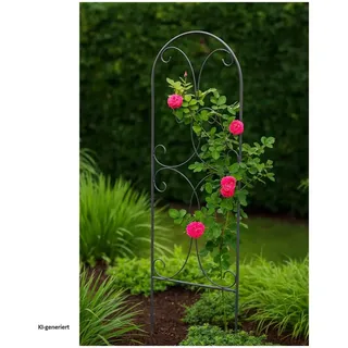 Hti-Living Rankgitter 1 St. 60 x 30 cm Silber