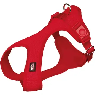 TRIXIE Comfort Soft Touren-Geschirr, XXS–XS: 25–35 cm / 15 mm, rot