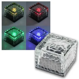 ChiliTec Dekoleuchte Solar 5,0 cm 4er Set IP65 RGB