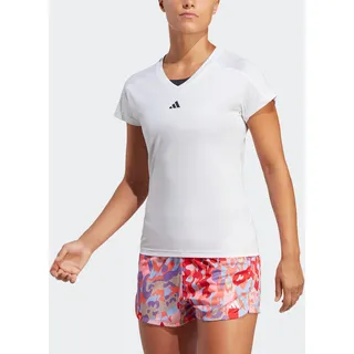 adidas AEROREADY Train Essentials Minimal Branding V-Neck T-Shirt White XS