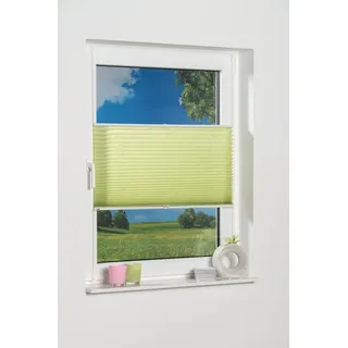 K-HOME Plissee K-HOME Siena 40 x 130 cm Fenstergröße (Velux) grün