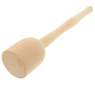 Hofmeister Kartoffelstampfer Buchenholz 30 cm Stampfer Stößel, Holz beige