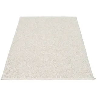 Pappelina - Svea Teppich, 140 x 220 cm, stone metallic / fossil grey