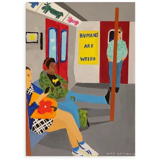 Paper Collective - Humans Are Weird Poster, 70 x 100 cm