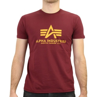 Alpha Industries Basic T-Shirt«, rot
