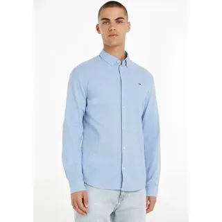 Tommy Hilfiger Slim Stretch Oxford Langarmhemd Perfume Blue XL
