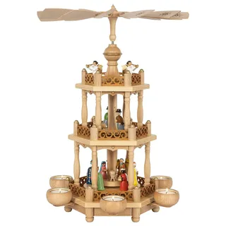 Richard Glässer Pyramide Heilige Familie, Seiffen, Erzgebirge #16775